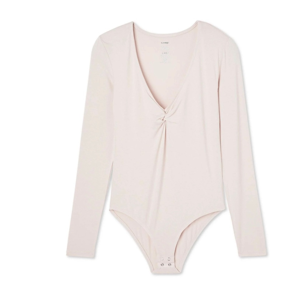 Cute Basic Soft Pink Long Sleeve Bodysuit, brand new condition.